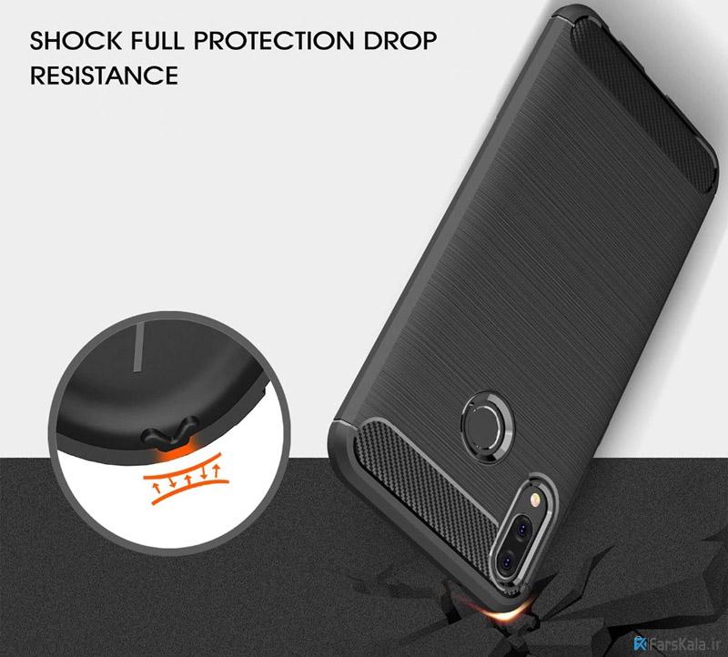 قاب محافظ ژله ای هوآوی Carbon Fibre Case Huawei Y9 2019 / Enjoy 9 Plus