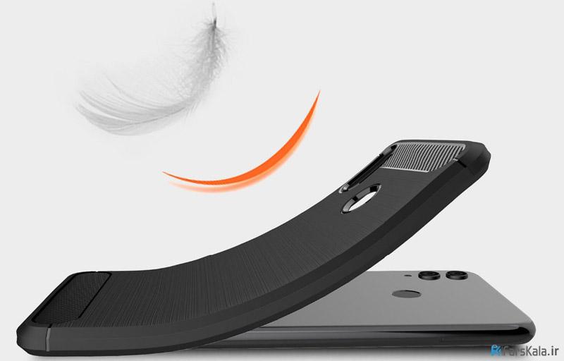 قاب محافظ ژله ای هوآوی Carbon Fibre Case Huawei Honor 8x