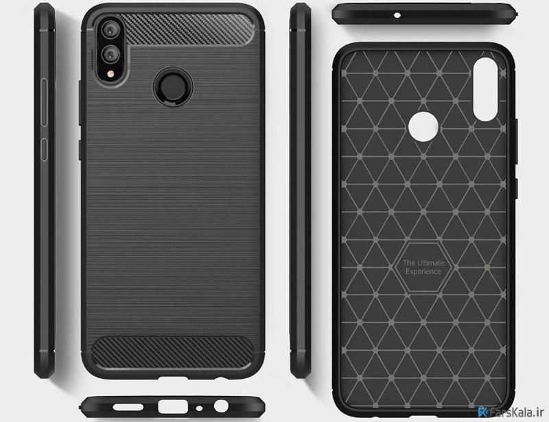 قاب محافظ ژله ای هوآوی Carbon Fibre Case Huawei Honor 8x