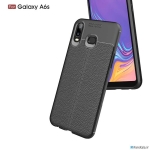 قاب ژله ای طرح چرم سامسونگ Auto Focus Jelly Case Samsung Galaxy A6s
