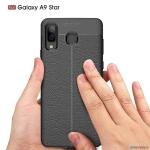 قاب ژله ای طرح چرم سامسونگ Auto Focus Jelly Case Samsung Galaxy A8 Star / A9 Star