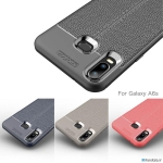 قاب ژله ای طرح چرم سامسونگ Auto Focus Jelly Case Samsung Galaxy A6s