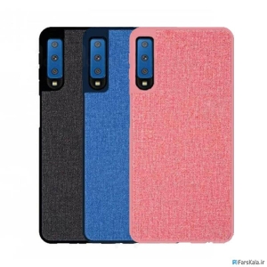 قاب محافظ طرح پارچه ای سامسونگ Protective Cover Samsung Galaxy A7 2018