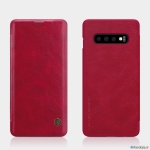 کیف چرمی نیلکین سامسونگ Nillkin Qin Leather Case Samsung Galaxy S10 Plus