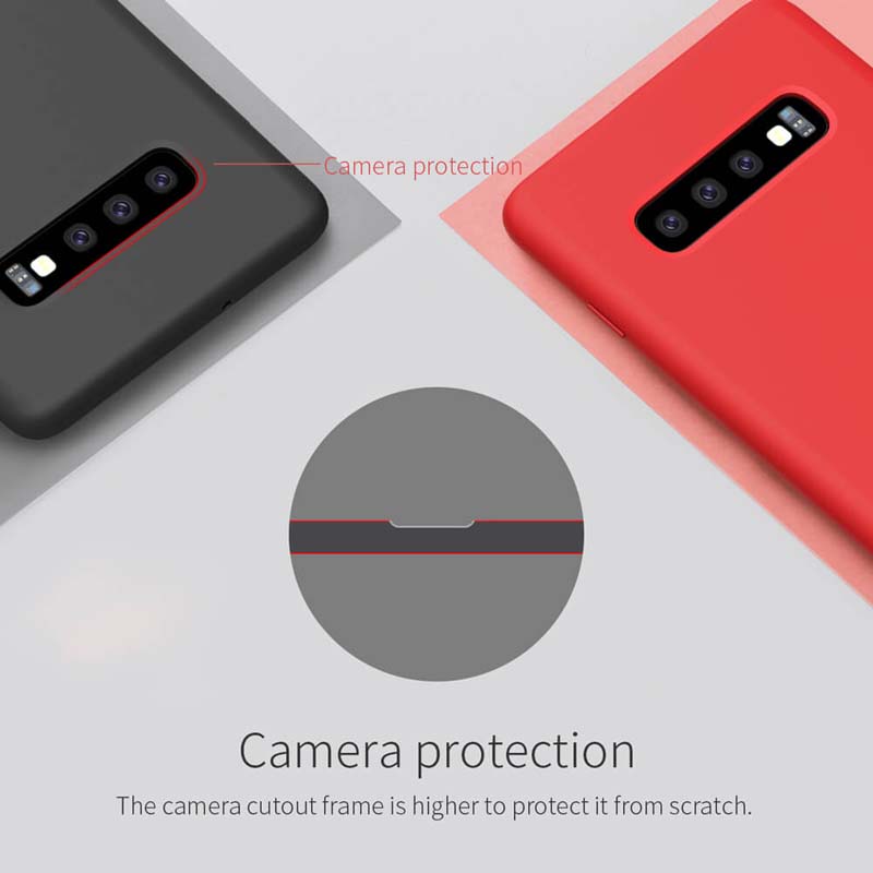 قاب محافظ نیلکین Nillkin Flex PURE case for Samsung Galaxy S10 Plus