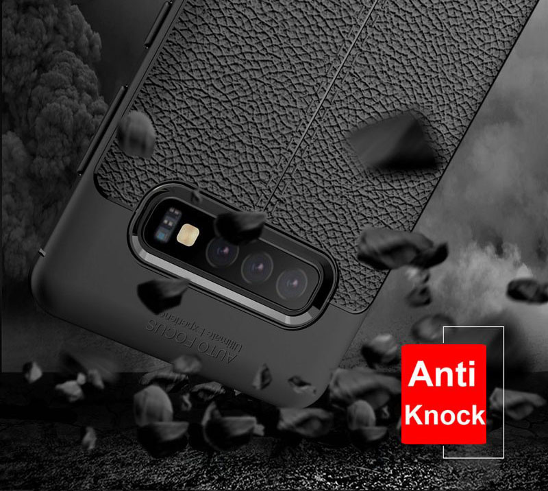 قاب ژله ای طرح چرم سامسونگ Auto Focus Jelly Case Samsung Galaxy S10 