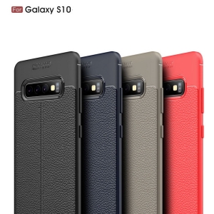 قاب ژله ای طرح چرم سامسونگ Auto Focus Jelly Case Samsung Galaxy S10