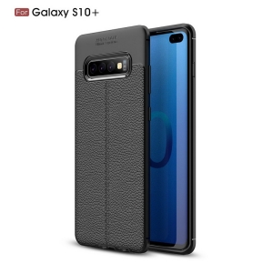 قاب ژله ای طرح چرم سامسونگ Auto Focus Jelly Case Samsung Galaxy S10 Plus