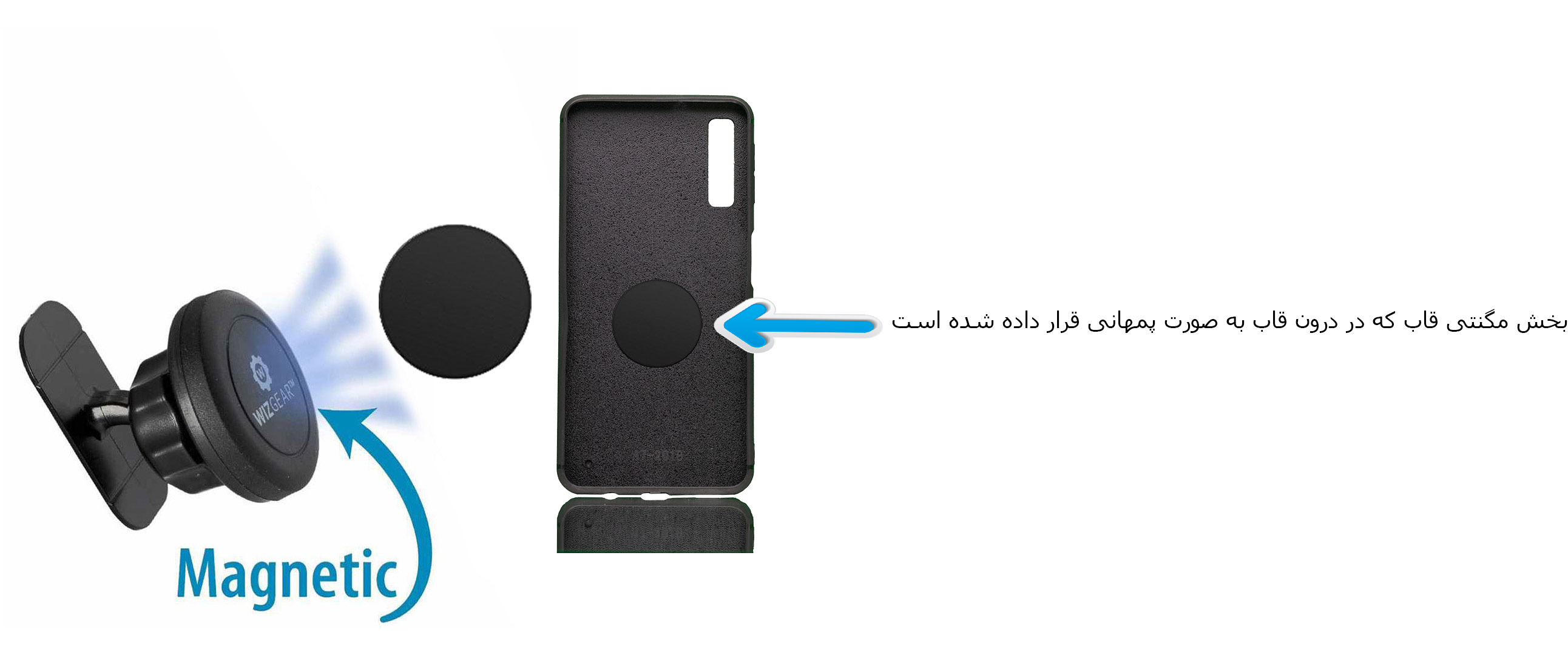 قاب محافظ طرح دار سامسونگ Samsung Galaxy A7 2018