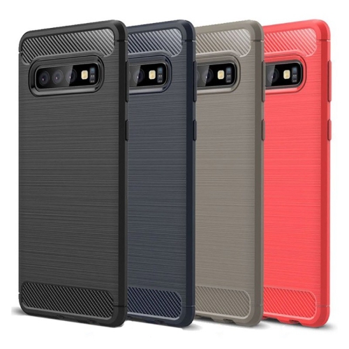 قاب محافظ ژله ای سامسونگ Carbon Fibre Case Samsung Galaxy S10