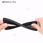 قاب ژله ای طرح چرم Auto Focus Jelly Case Nokia 5.1 Plus / X5