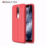 قاب ژله ای طرح چرم Auto Focus Jelly Case Nokia 5.1 Plus / X5