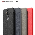 قاب ژله ای طرح چرم Auto Focus Jelly Case Nokia 8.1 / X7