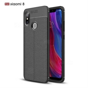 قاب ژله ای طرح چرم Auto Focus گوشی Xiaomi Mi 8