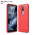قاب محافظ ژله ای نوکیا Carbon Fibre Case Nokia 5.1 Plus / X5