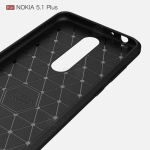 قاب محافظ ژله ای نوکیا Carbon Fibre Case Nokia 5.1 Plus / X5