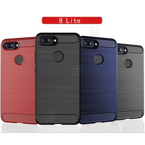 قاب محافظ ژله ای شیائومی Carbon Fibre Case Xiaomi Mi 8 Lite