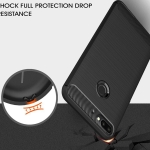 قاب محافظ ژله ای اچ تی سی Carbon Fibre Case HTC Desire 12 Plus