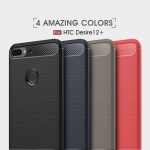 قاب محافظ ژله ای اچ تی سی Carbon Fibre Case HTC Desire 12 Plus