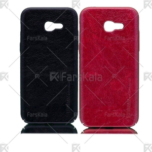 قاب محافظ چرمی سامسونگ Huanmin Leather protective frame Samsung Galaxy A5 2017