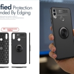 قاب محافظ ژله ای هواوی Magnetic Ring Case Huawei Honor 8C