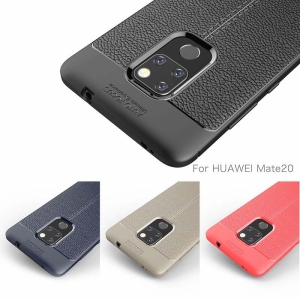 قاب ژله ای طرح چرم هواوی Auto Focus Jelly Case Huawei Mate 20