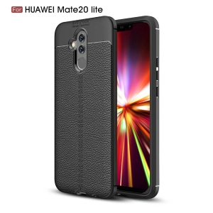 قاب ژله ای طرح چرم هواوی Auto Focus Jelly Case Huawei Mate 20 Lite