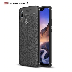 قاب ژله ای طرح چرم هواوی Auto Focus Jelly Case Huawei nova 3