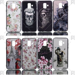 قاب محافظ طرح دار سامسونگ Patterned protective frame Samsung Galaxy A6 2018