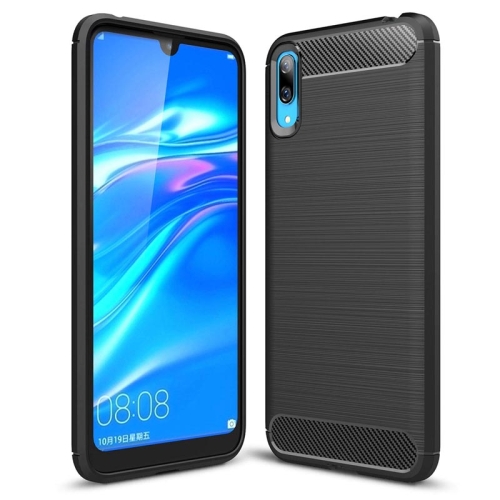 قاب محافظ ژله ای هوآوی Carbon Fibre Case Huawei Enjoy 9