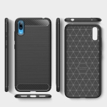 قاب محافظ ژله ای هوآوی Carbon Fibre Case Huawei Enjoy 9