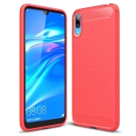 قاب محافظ ژله ای هوآوی Carbon Fibre Case Huawei Enjoy 9