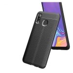 قاب ژله ای طرح چرم سامسونگ Samsung Galaxy A20 مدل Auto Focus