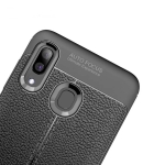 قاب ژله ای طرح چرم سامسونگ Samsung Galaxy A20 مدل Auto Focus