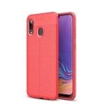 قاب ژله ای طرح چرم سامسونگ Samsung Galaxy A20 مدل Auto Focus