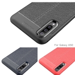 قاب ژله ای طرح چرم سامسونگ Auto Focus Jelly Case Samsung Galaxy A50