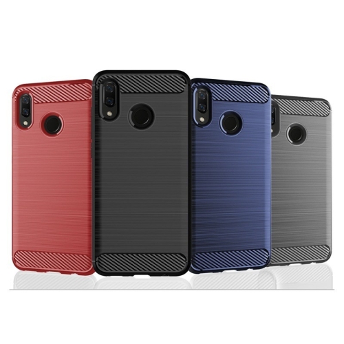 قاب محافظ ژله ای هوآوی Carbon Fibre Case Huawei Enjoy 9 Plus