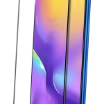 محافظ صفحه نمایش شیشه ای با پوشش کامل تمام چسب Full cover glass screen protector Samsung Galaxy M20