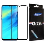 محافظ صفحه نمایش شیشه ای با پوشش کامل تمام چسب Full cover glass screen protector Samsung Galaxy M20