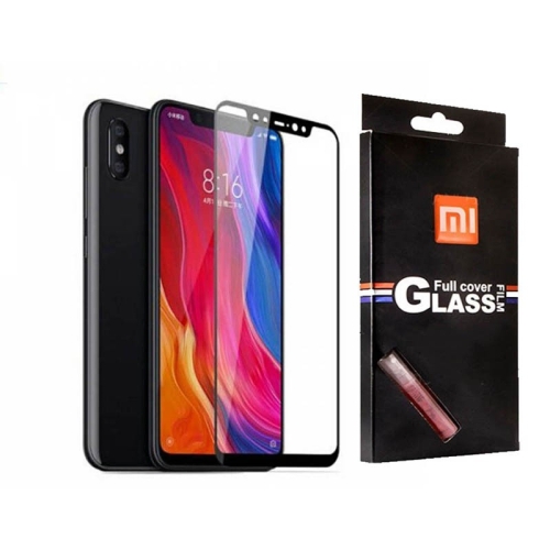 محافظ صفحه نمایش تمام چسب با پوشش کامل Glass Screen Protector For Xiaomi Mi 8 Pro