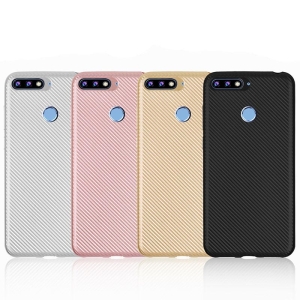 قاب محافظ ژله ای Haimen Carbon Fiber Case For Huawei Y6 Prime 2018