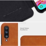 کیف چرمی نیلکین سامسونگ Nillkin Qin Series Leather case for Samsung Galaxy A70