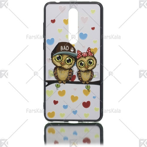 قاب محافظ طرح دار نوکیا Patterned protective frame Nokia 3.1 Plus / Nokia X3