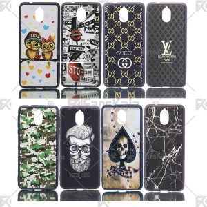 قاب محافظ طرح دار نوکیا Patterned protective frame Nokia 3.1