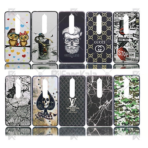قاب محافظ طرح دار نوکیا Patterned protective frame Nokia 6.1