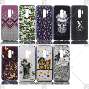 قاب محافظ طرح دار سامسونگ Patterned protective frame Samsung Galaxy S9 plus