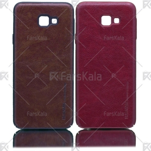 قاب محافظ چرمی سامسونگ Huanmin Leather protective frame Samsung Galaxy J4 Core