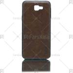 قاب محافظ چرمی سامسونگ Huanmin Leather protective frame Samsung Galaxy J5 Prime