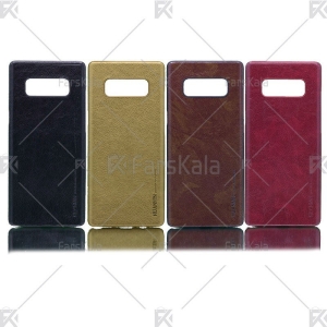 قاب محافظ چرمی سامسونگ Huanmin Leather protective frame Samsung Galaxy Note 8