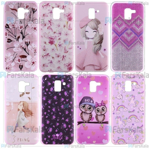 قاب محافظ طرح دار سامسونگ Patterned protective frame Samsung Galaxy J6